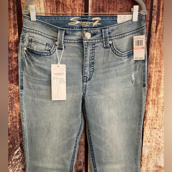 Seven7 | NWT Women’s Starlette Mid Rise Bootcut Jeans - Picture 4 of 10